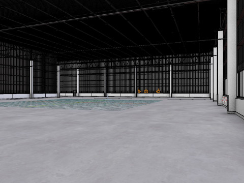 Warehouse Interior 9 3D Модель