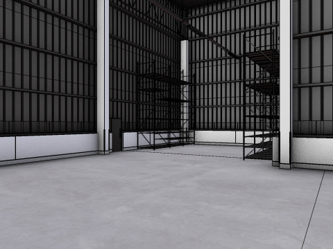 Warehouse Interior 9 3D Модель