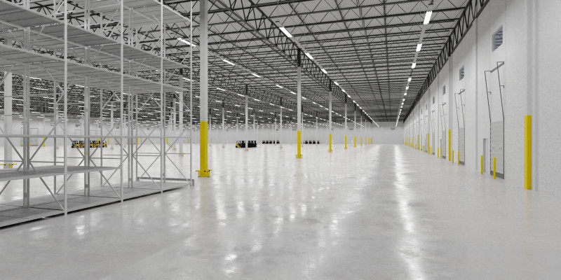 Warehouse Interior 10 3D Model .c4d .max .obj .3ds .fbx .stl .blend