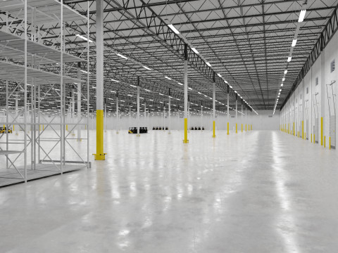 Warehouse Interior 10 3D-Modell