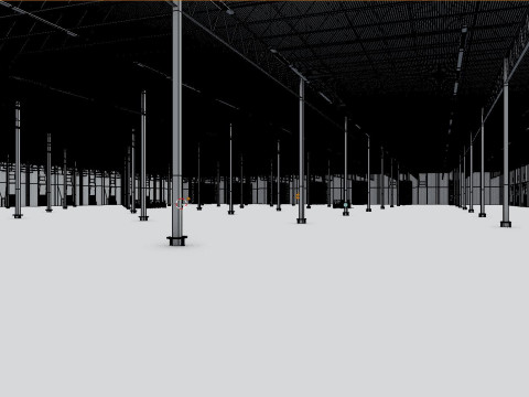 Warehouse Interior 10 3D Model