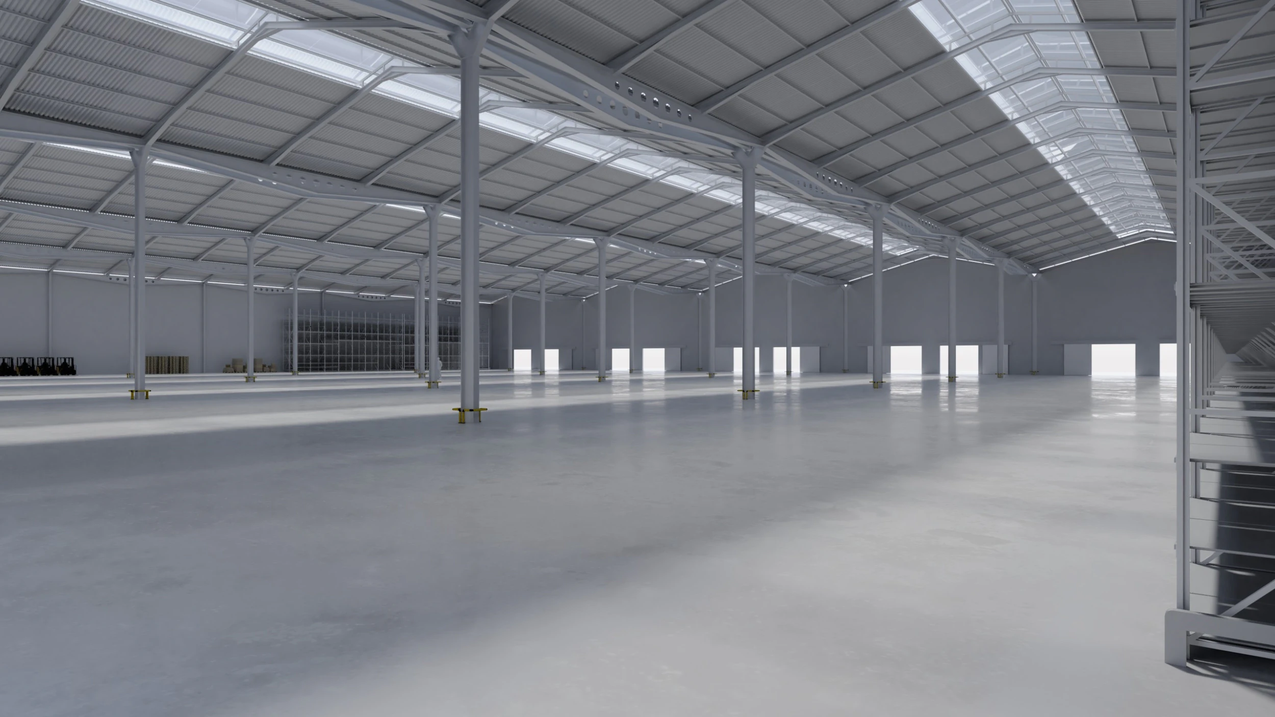 Warehouse Interior 11 3D Model .c4d .max .obj .3ds .fbx .stl .blend 