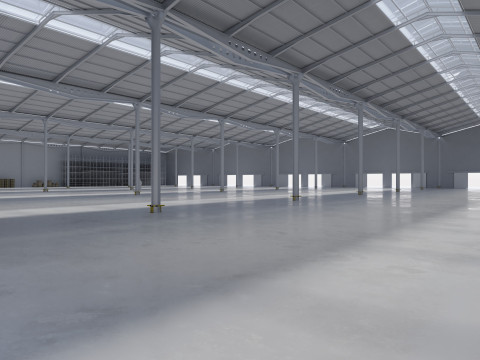 Warehouse Interior 11 3D-Modell