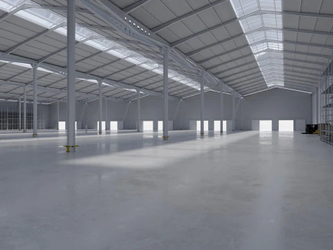 Warehouse Interior 11 3D Model