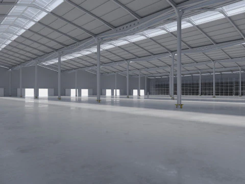 Warehouse Interior 11 3D Model