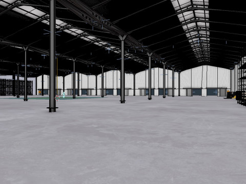 Warehouse Interior 11 3D 模型