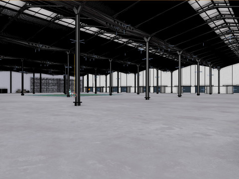 Warehouse Interior 11 3D 模型