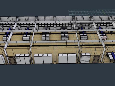 Office Interior 1 3D Model