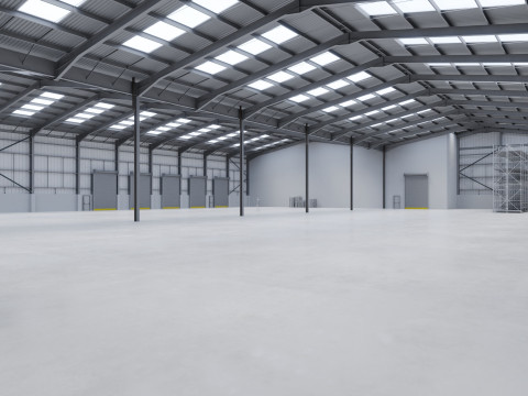 Warehouse Interior 12 3D-Modell