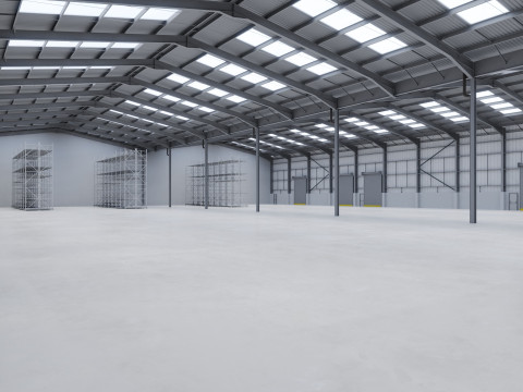 Warehouse Interior 12 Model 3D
