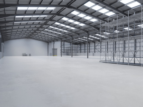Warehouse Interior 12 Model 3D