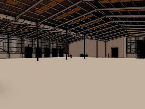 Warehouse Interior 12 Model 3D
