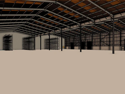 Interior do Armaz&eacute;m 12 Modelo 3D