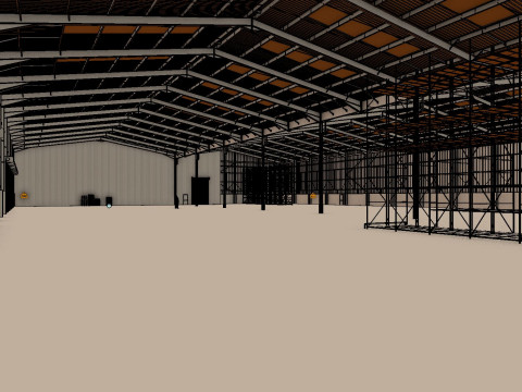 Warehouse Interior 12 Model 3D