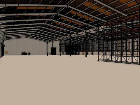 Interior do Armaz&eacute;m 12 Modelo 3D