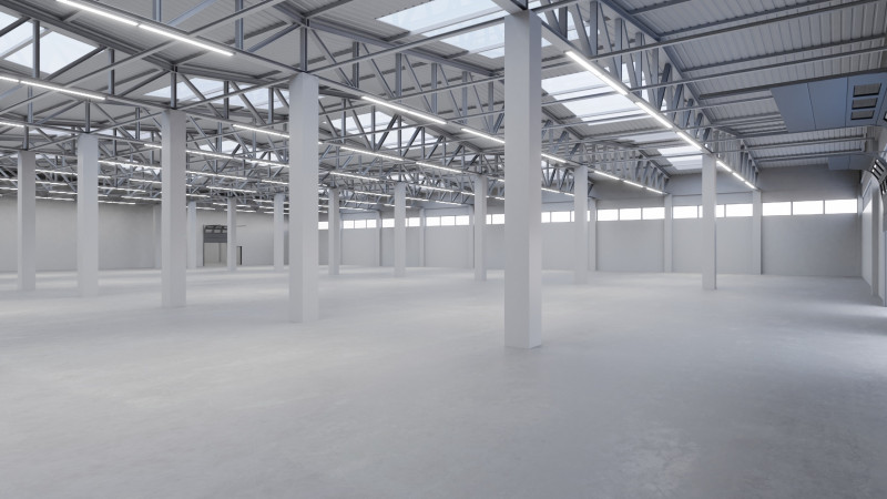 Industrial Warehouse Interior 2 3D 모델 .c4d .max .obj .3ds .fbx .stl .blend