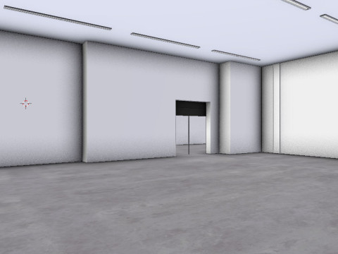 Industrial Warehouse Interior 2 3D 모델