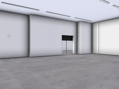 Industrial Warehouse Interior 2 3D Model