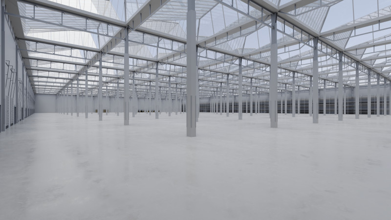 Industrial Warehouse Interior 4 3D Model .c4d .max .obj .3ds .fbx .stl .blend