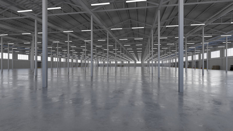 Industrial Warehouse Interior 5b 3D 模型 .c4d .max .obj .3ds .fbx .stl .blend