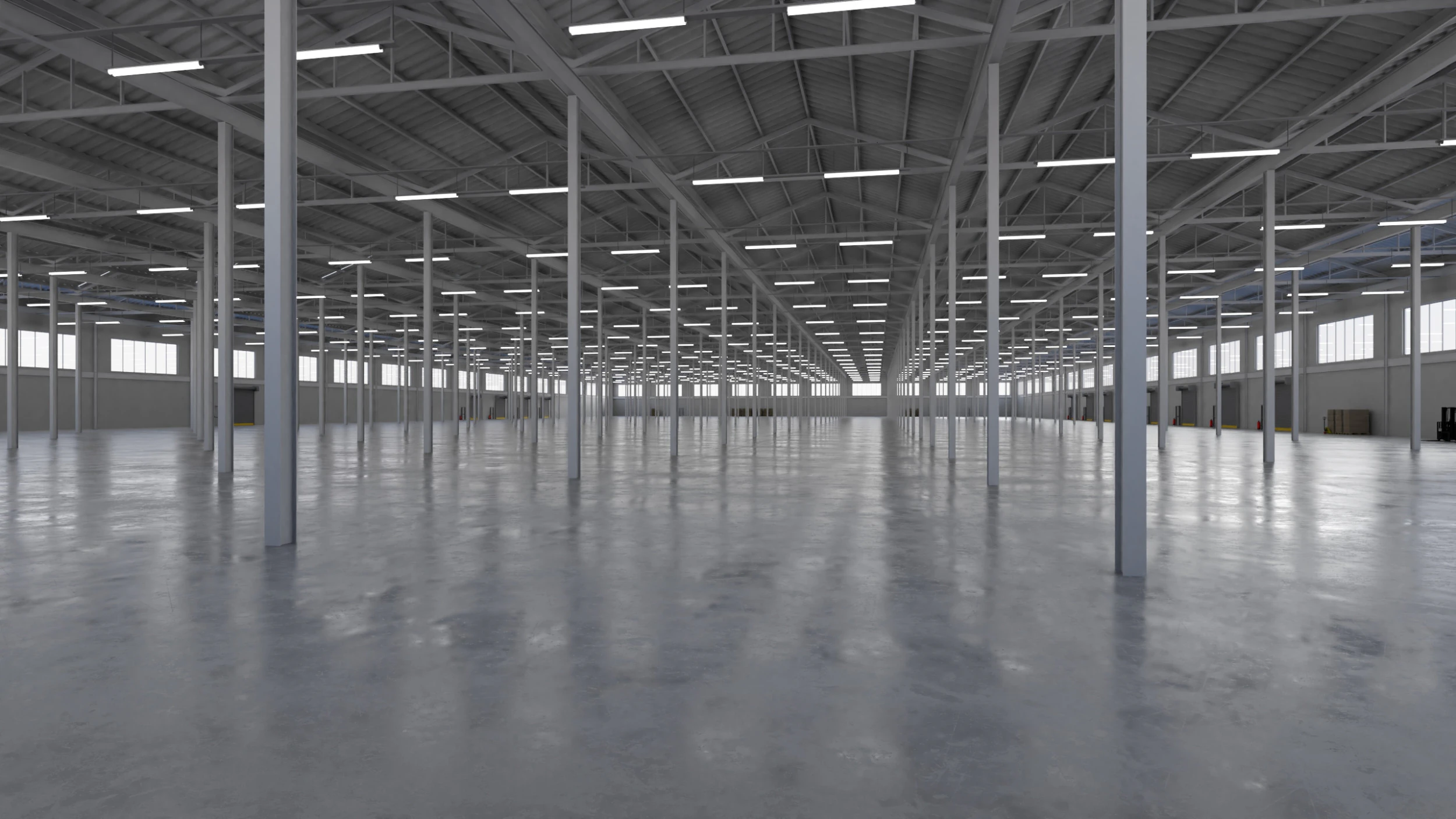 Industrial Warehouse Interior 5b 3D Model .c4d .max .obj .3ds .fbx .stl .blend