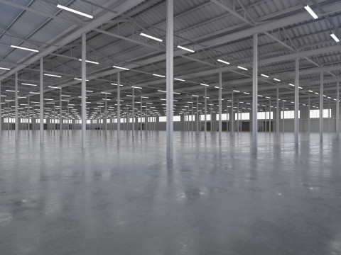 Industrial Warehouse Interior 5b 3D 模型