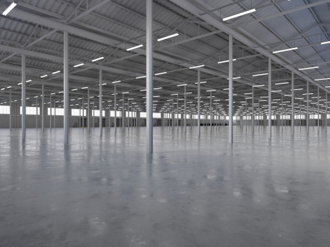 Industrial Warehouse Interior 5b 3D 模型