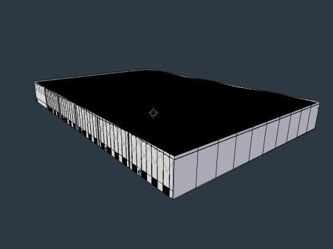 Industrial Warehouse Interior 7 3D 模型