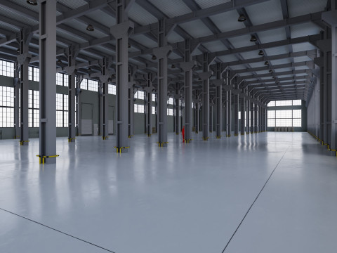 Factory Warehouse 1b 3D-Modell