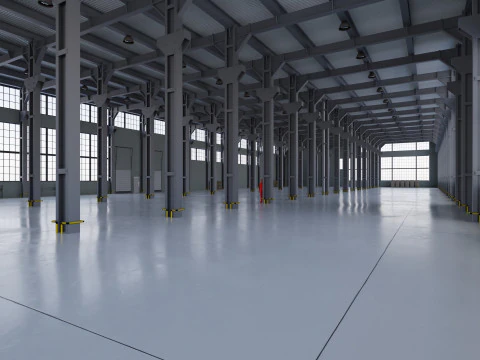 Magazyn Fabryczny 1b Model 3D