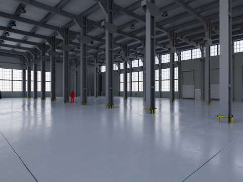 Factory Warehouse 1b Modelo 3D
