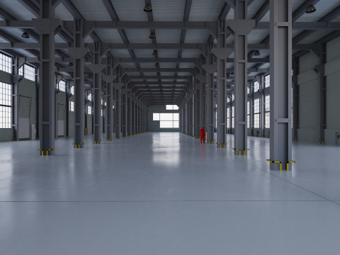 Factory Warehouse 1b Modelo 3D