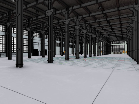 Factory Warehouse 1b Modelo 3D