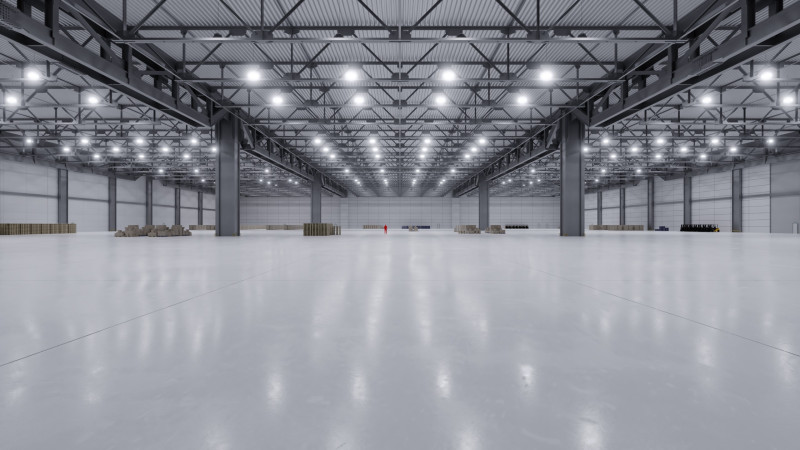 Warehouse Interior 3b 3D Model .c4d .max .obj .3ds .fbx .stl .blend