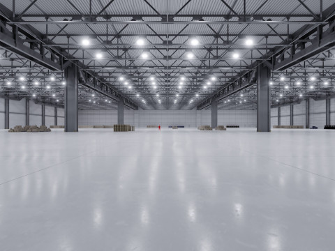 Warehouse Interior 3b 3D मॉडल