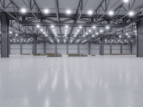 Warehouse Interior 3b 3D Model