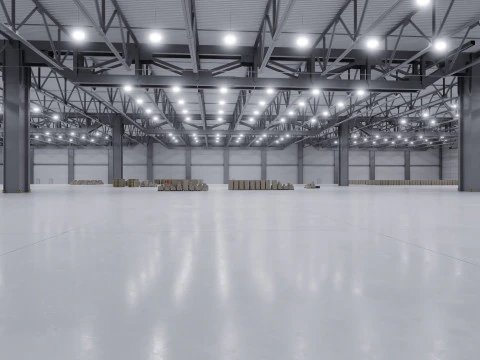 창고내부 3b 3D 모델