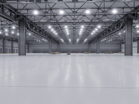 Warehouse Interior 3b 3D Model