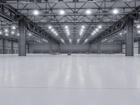 창고내부 3b 3D 모델