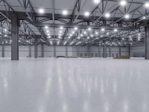 창고내부 3b 3D 모델