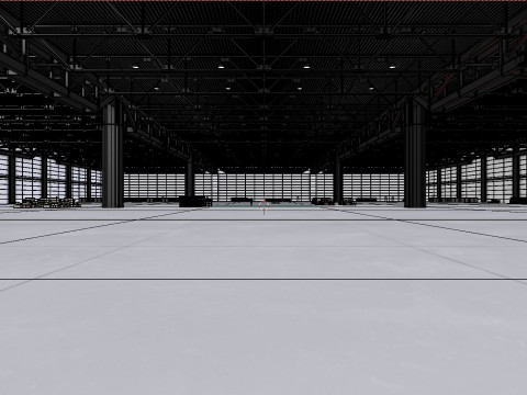 Warehouse Interior 3b 3D Model