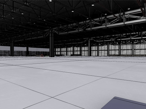 Warehouse Interior 3b 3D Model