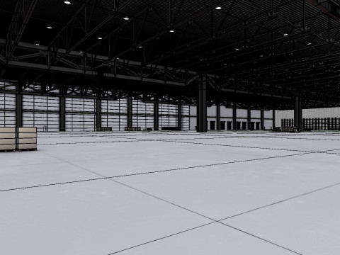 Warehouse Interior 3b 3D Model