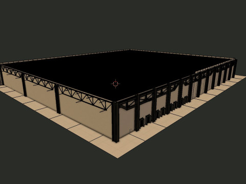 Warehouse Interior 3b 3D Model