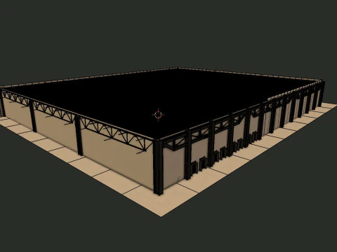 창고내부 3b 3D 모델