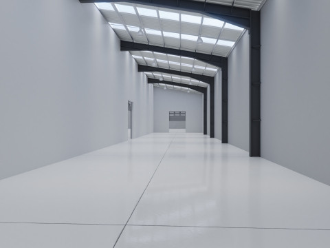 Industrial Warehouse Interior 10 Modelo 3D