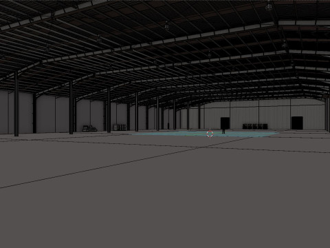 Industrial Warehouse Interior 10 Modelo 3D