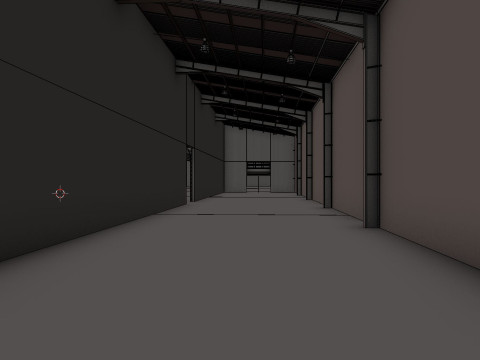 Industrial Warehouse Interior 10 Modelo 3D
