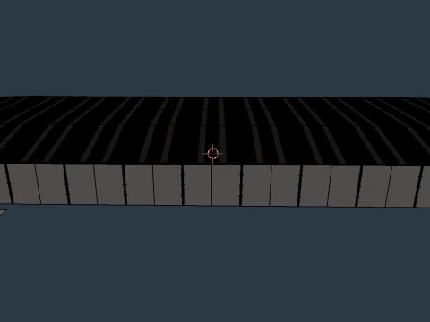 Industrial Warehouse Interior 10 3D Model