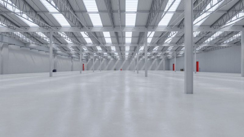Warehouse Interior 8b 3D 模型 .c4d .max .obj .3ds .fbx .stl .blend